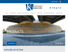 Tablet Screenshot of keystonewalls.com